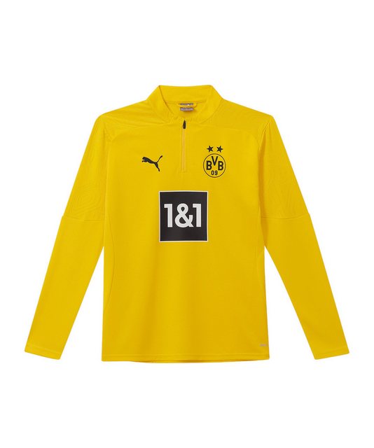 PUMA Sweatshirt BVB 1/4 Training Sweatshirt mit Sponsor Polyester günstig online kaufen