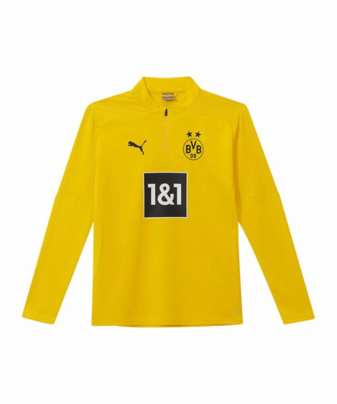 PUMA Sweatshirt BVB 1/4 Training Sweatshirt mit Sponsor Polyester günstig online kaufen