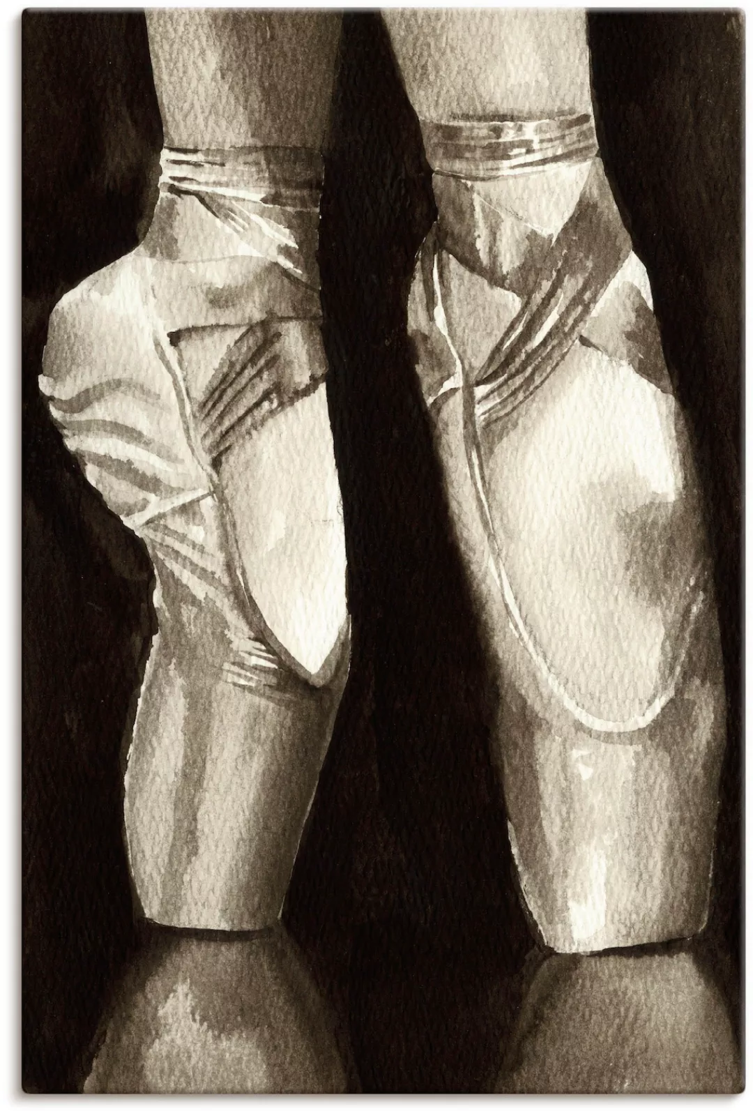 Artland Wandbild »Balletschuhe II«, Sport, (1 St.), als Leinwandbild, Poste günstig online kaufen