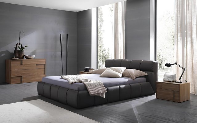 Xlmoebel Bett Neues luxuriöses Doppelbett aus Leder im Schlafzimmer 180x200 günstig online kaufen