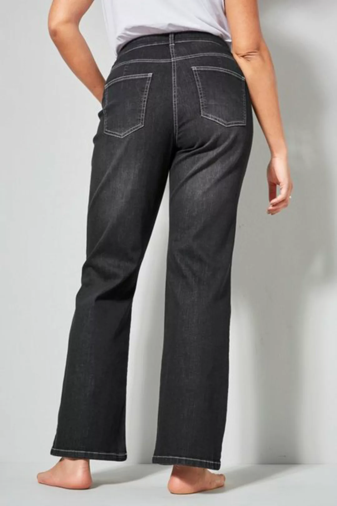 Dollywood Regular-fit-Jeans Bootcut-Jeans Stretchkomfort 5-Pocket mit Schla günstig online kaufen
