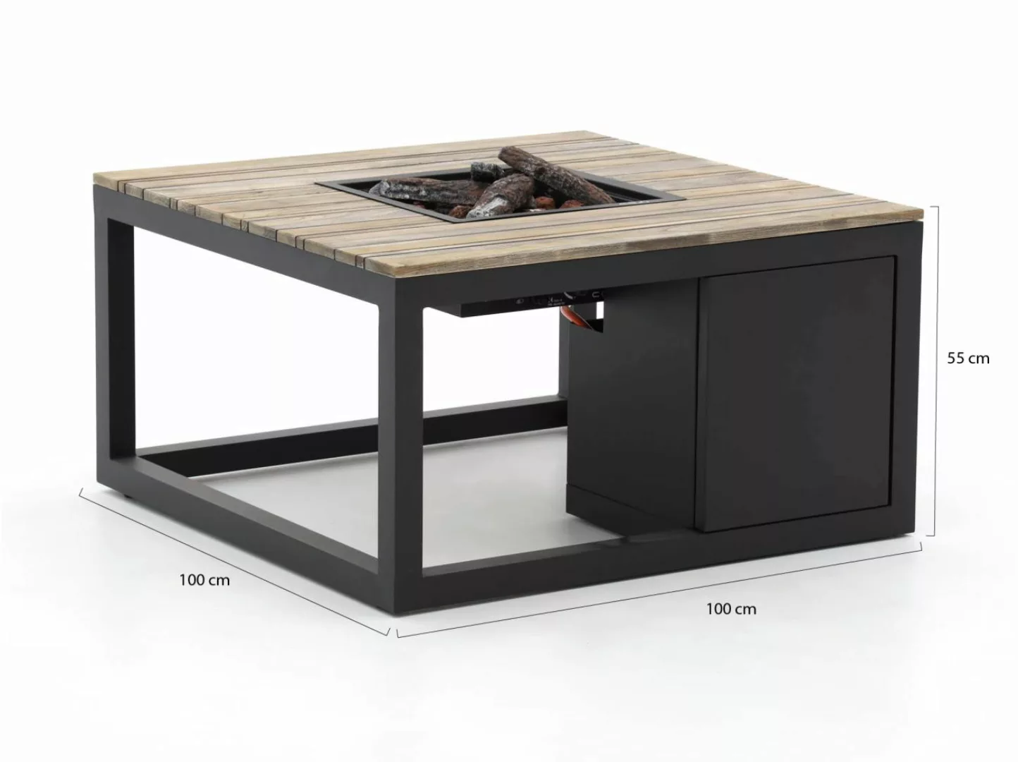 Cosiraw Lounge Feuertisch 100x100x55 cm günstig online kaufen