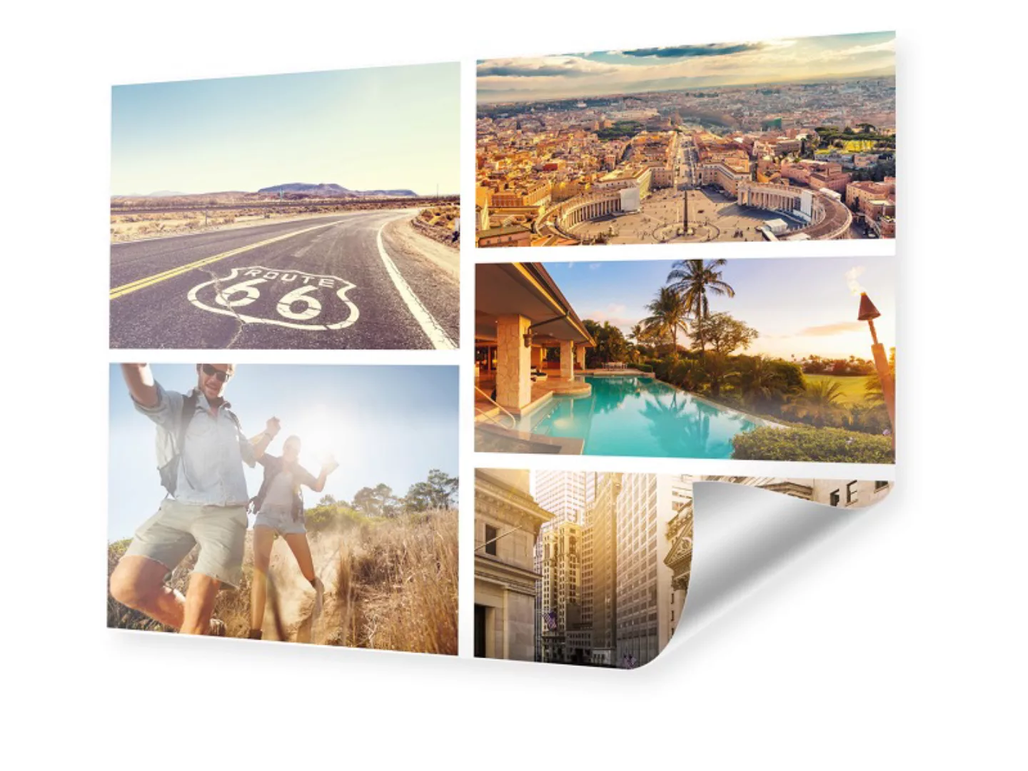 Fotocollage als Poster im Format 84,1 x 59,4 cm DIN Format im Format 84,1 x günstig online kaufen