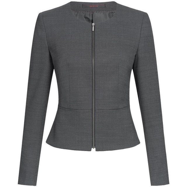 GREIFF Kurzblazer Greiff Modern WITH 37.5® Damen Kurzblazer Slim-Fit Schwar günstig online kaufen