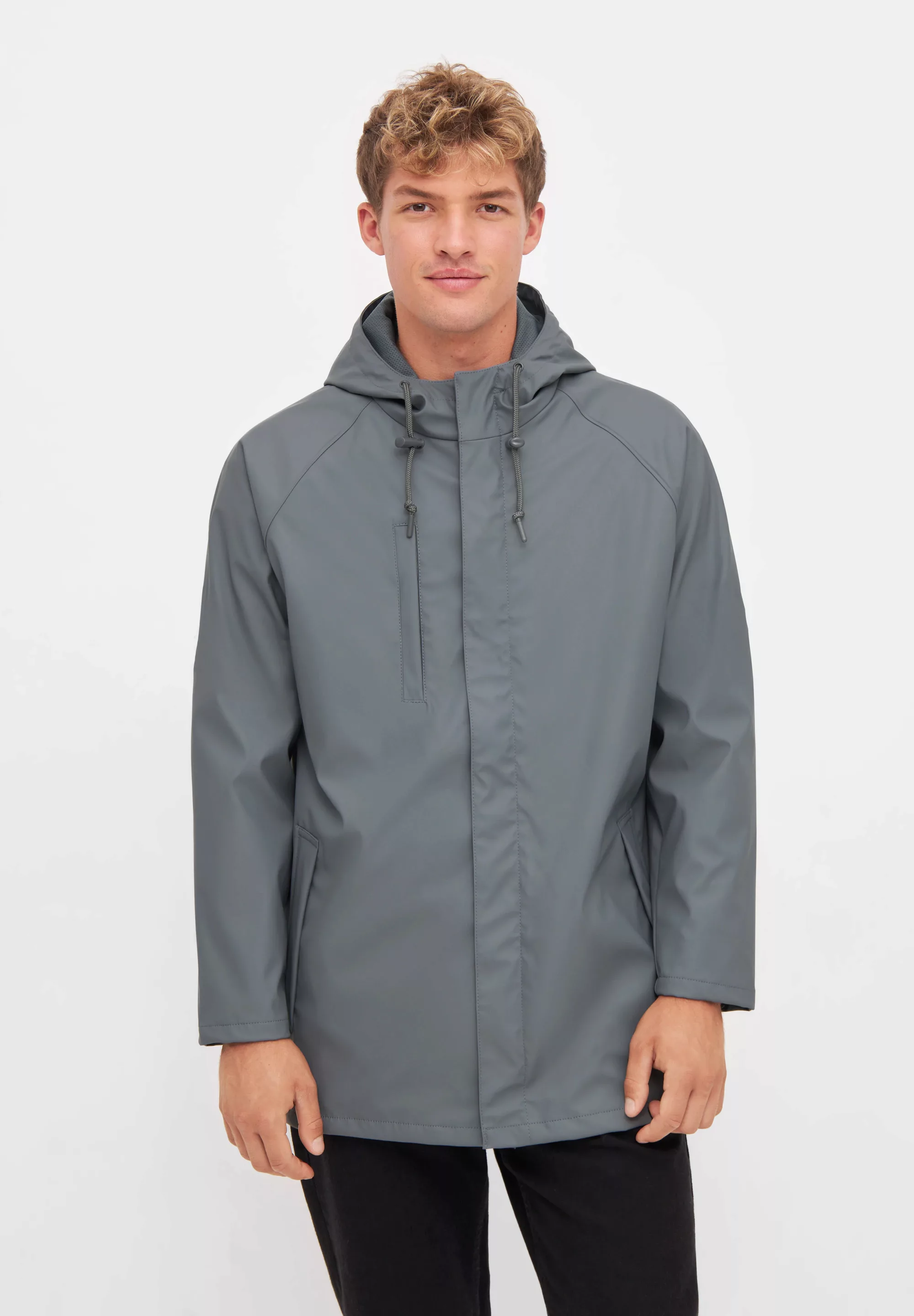 Derbe Regen- und Matschjacke "Passby plain", mit Kapuze, wasserabweisend, w günstig online kaufen