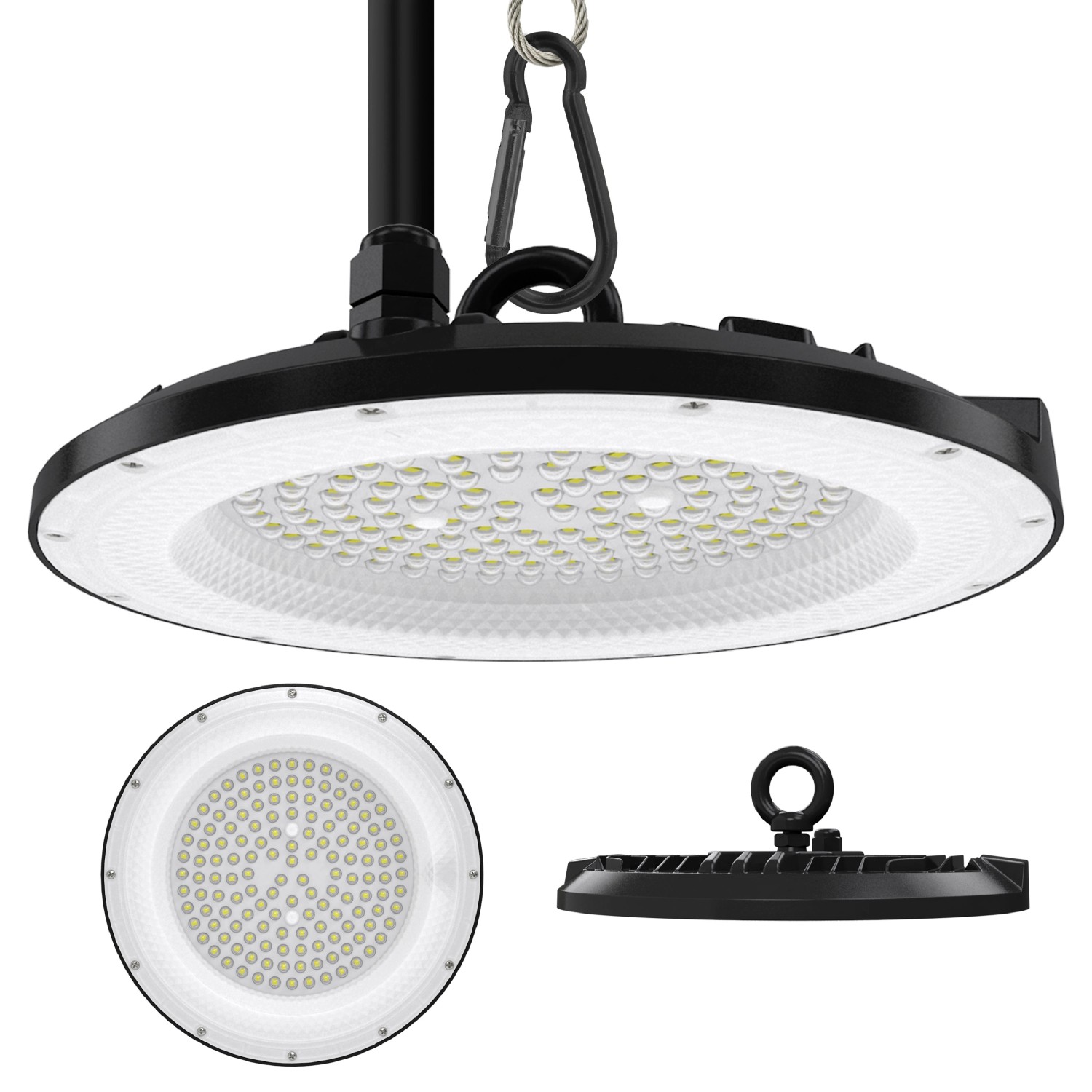 LUXULA LED UFO Hallenstrahler 150W 15000lm 5000K Neutralweiß HighBay EPISTA günstig online kaufen