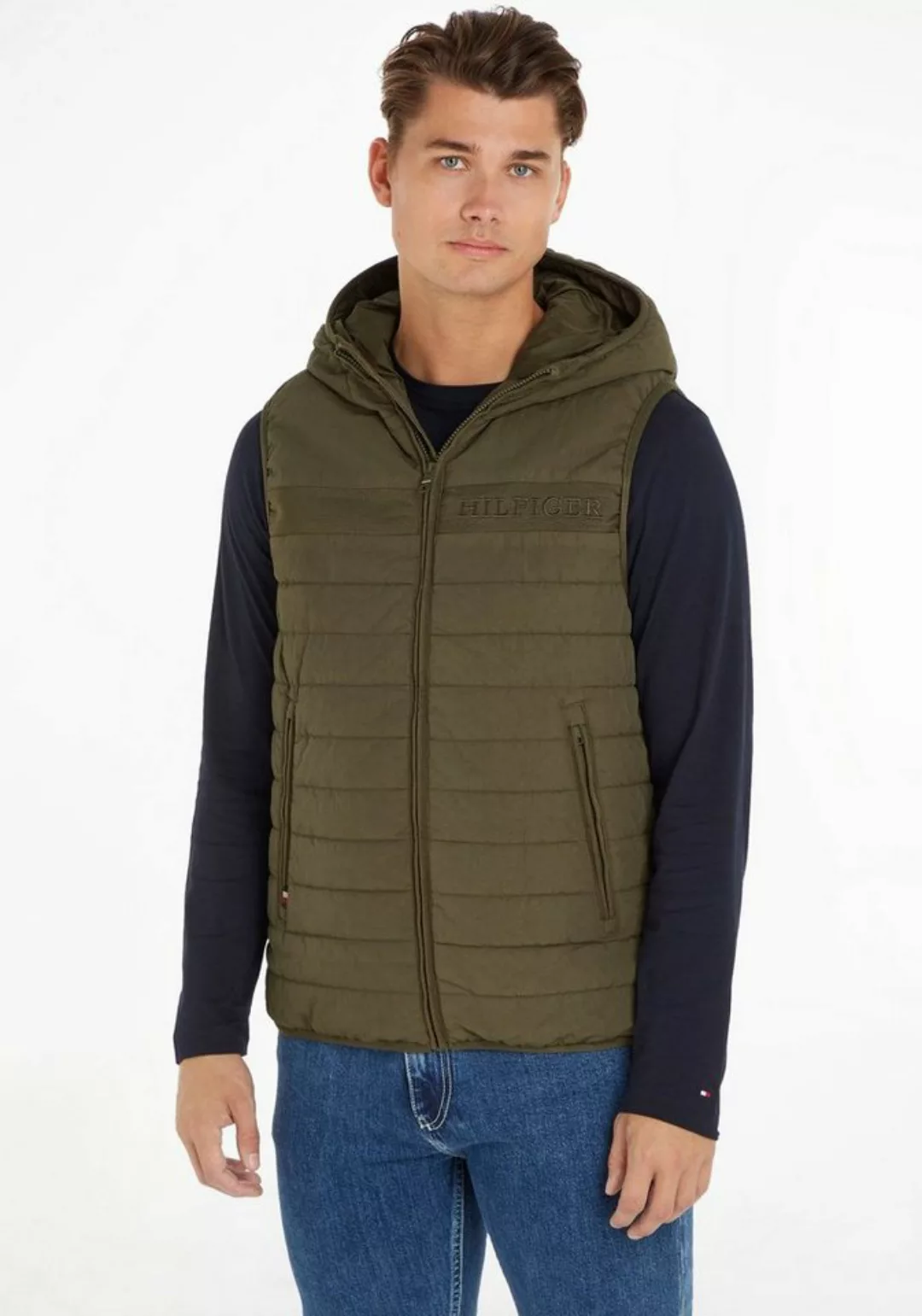 Tommy Hilfiger Steppweste GMD HOODED PADDED VEST im hochgeschlossenen Desig günstig online kaufen