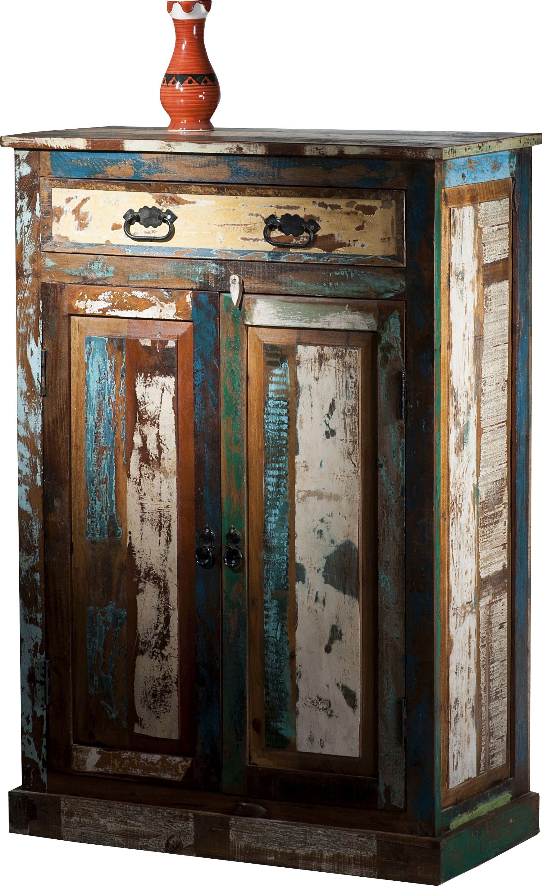 SIT Highboard "Riverboat", aus recyceltem Altholz, Shabby Chic, Vintage günstig online kaufen