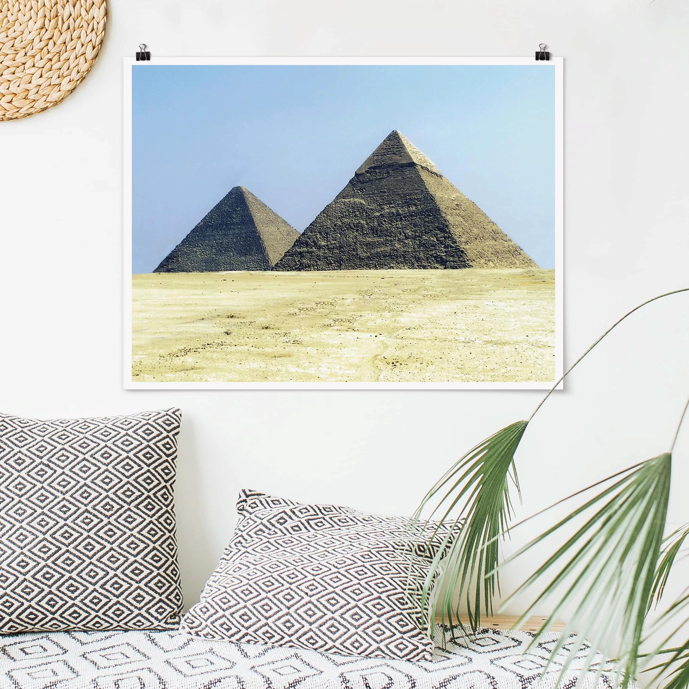 Poster Architektur & Skyline - Querformat Pyramids Of Gizeh günstig online kaufen