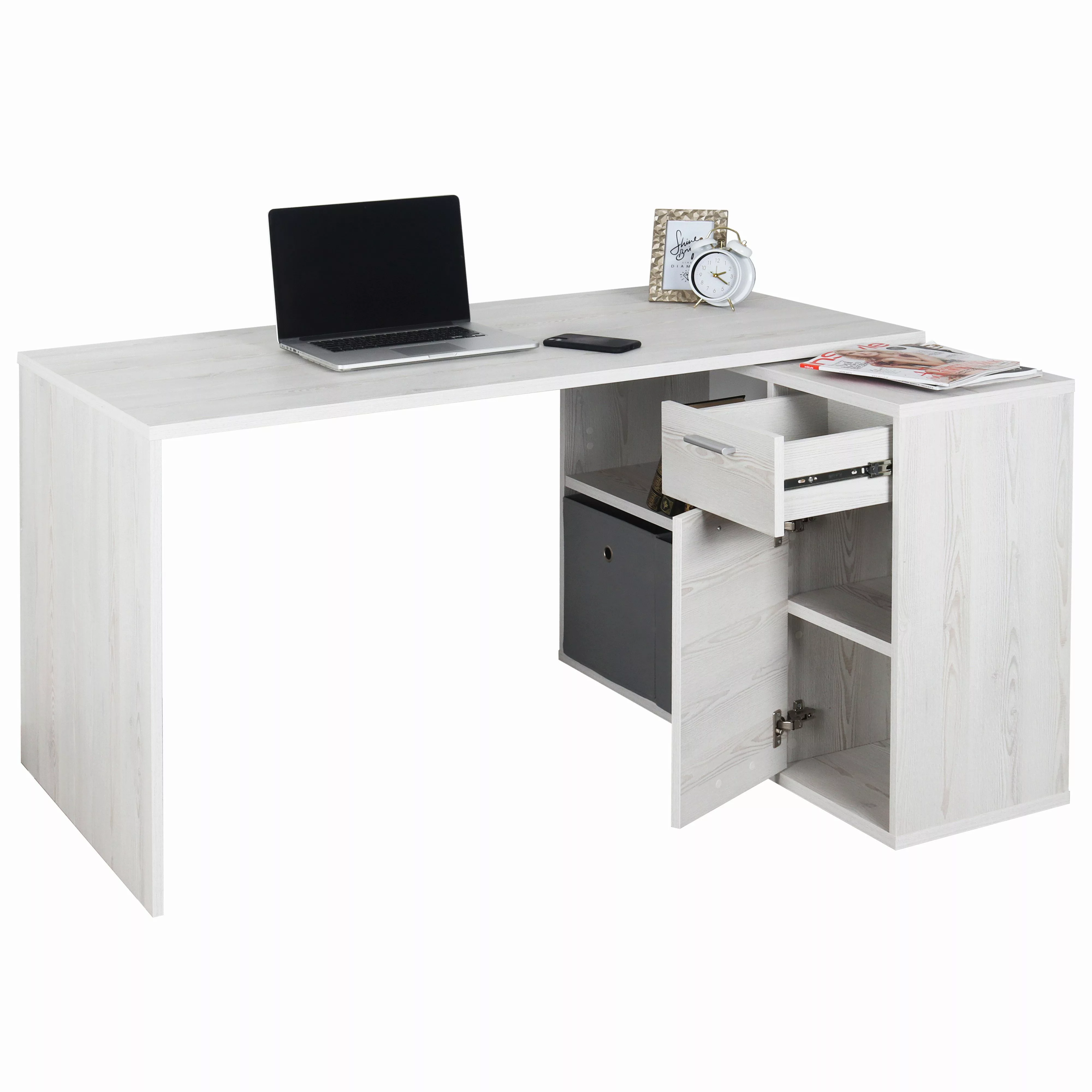 RICOO Eckschreibtisch WM083-WK, Schreibtisch Bürotisch Ecke günstig online kaufen