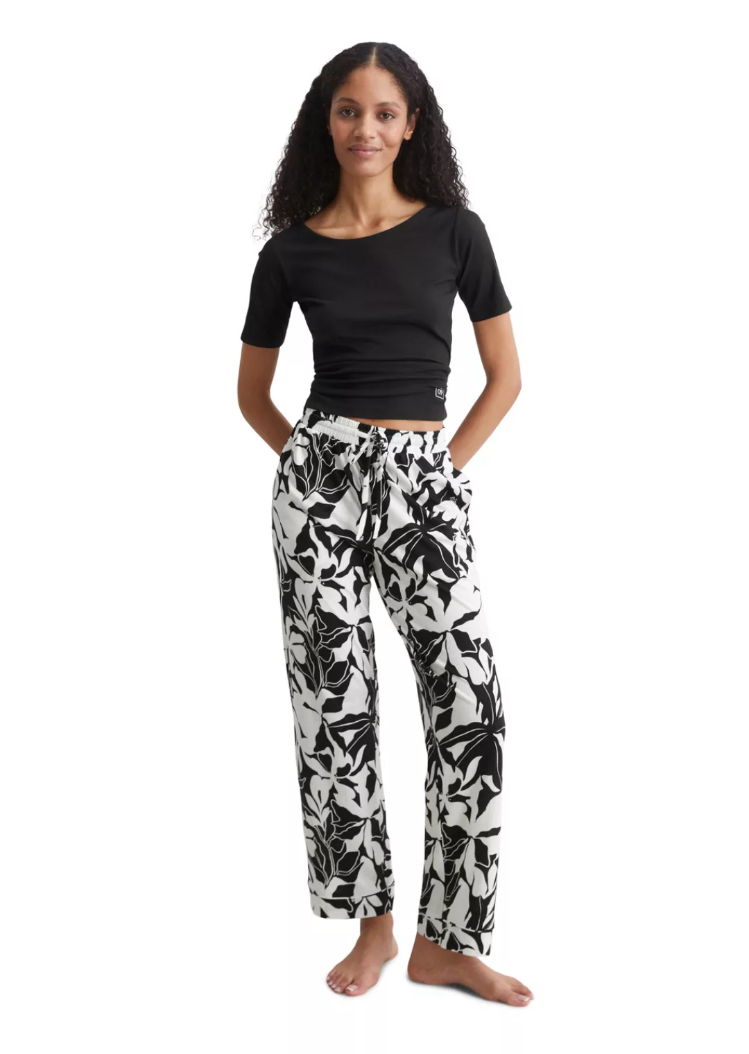 Marc OPolo Loungehose "Mix & Match Cotton Modal Jersey", mit Allover-Print, günstig online kaufen