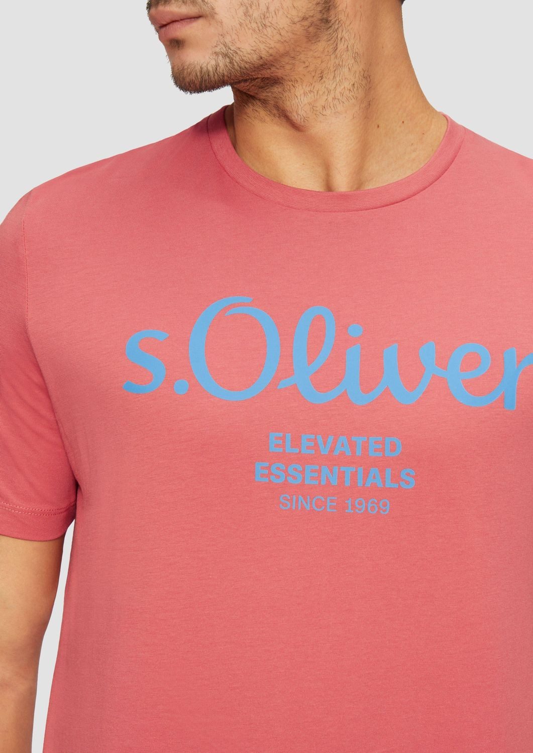 s.Oliver T-Shirt mit Logo-Print Rundhals, kurzarm günstig online kaufen