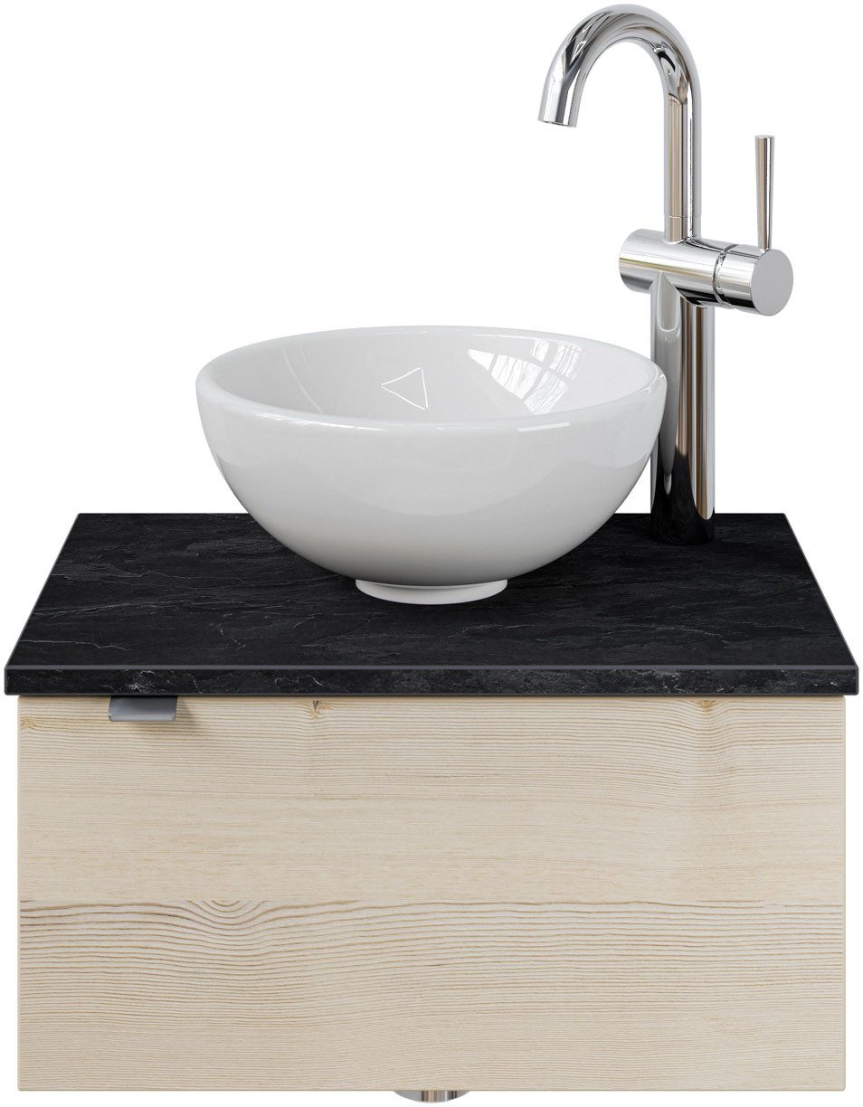 Saphir Waschtisch "Serie 6915 Waschschale mit Unterschrank für Gästebad, Gä günstig online kaufen