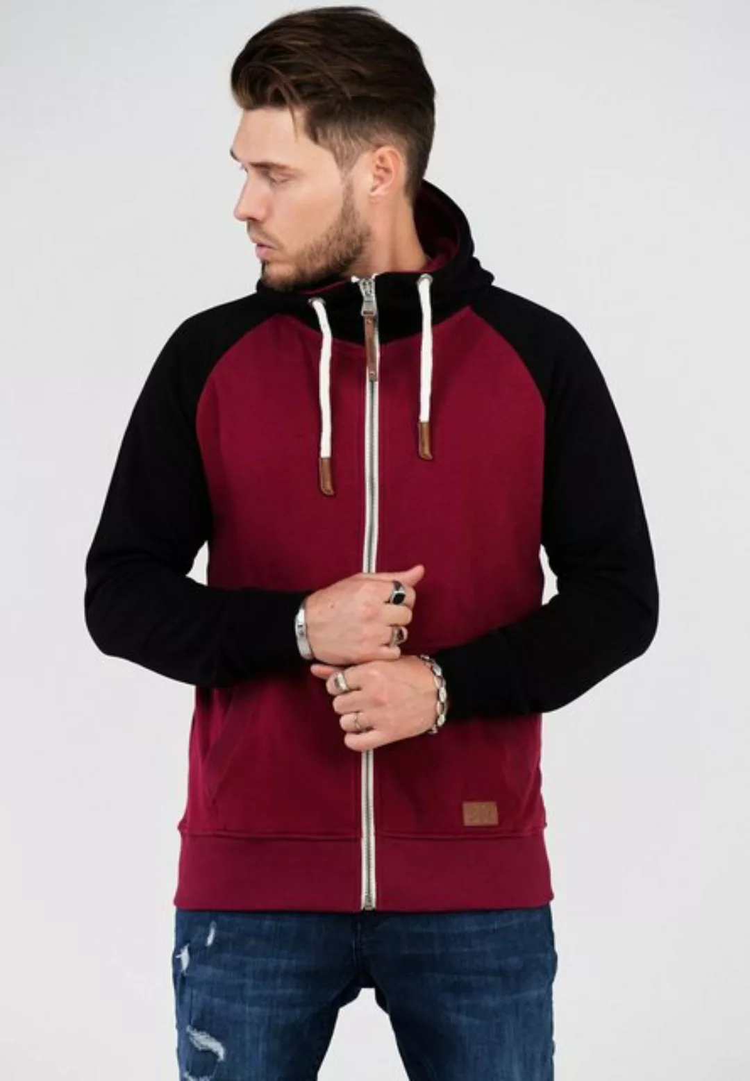 behype Sweatjacke HENRAY mit erhöhtem Kragen günstig online kaufen