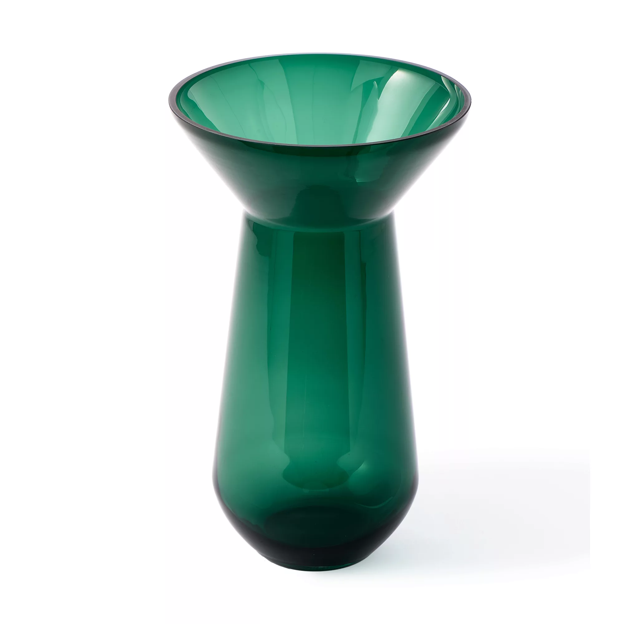 pols potten - Long Neck Vase - grün/H 45cm / Ø 27,5cm günstig online kaufen