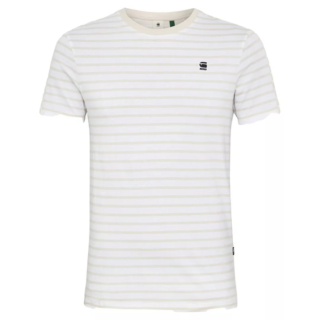 G-star Korpaz Stripe Slim Kurzarm T-shirt L White/Whitebait Stripe günstig online kaufen