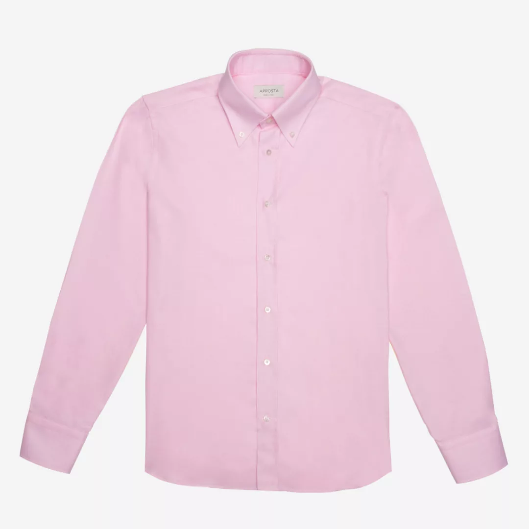 Hemd  einfarbig  rosa 100% reine baumwolle oxford dreifach gezwirnt supima, günstig online kaufen