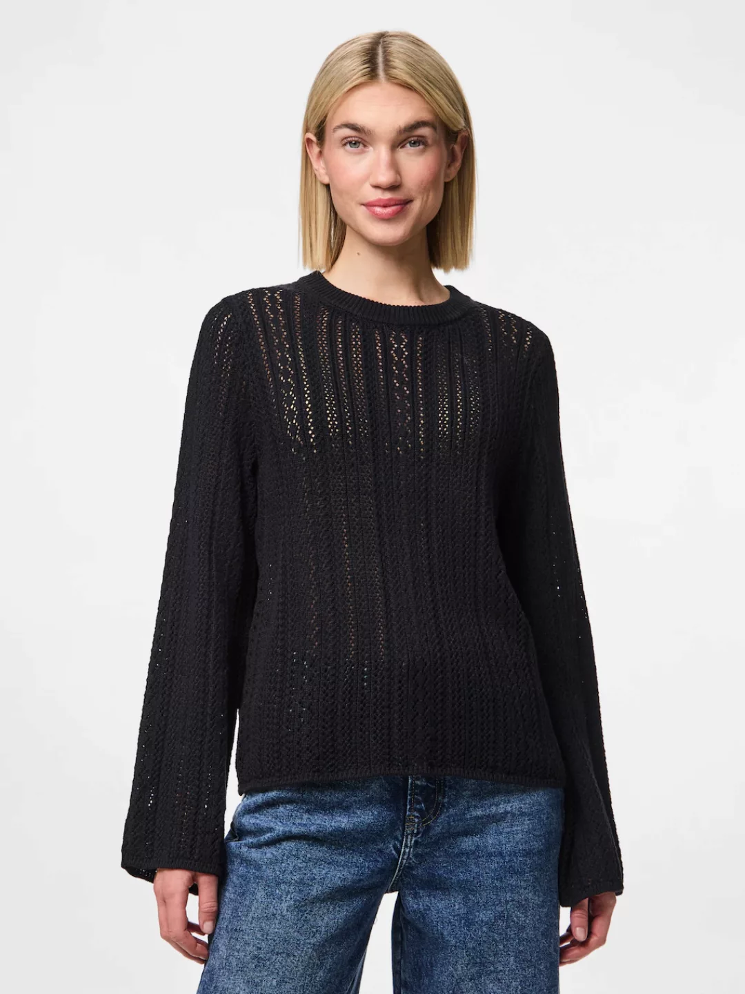 pieces Rundhalspullover PCNUKA LS O-NECK KNIT NOOS BC günstig online kaufen