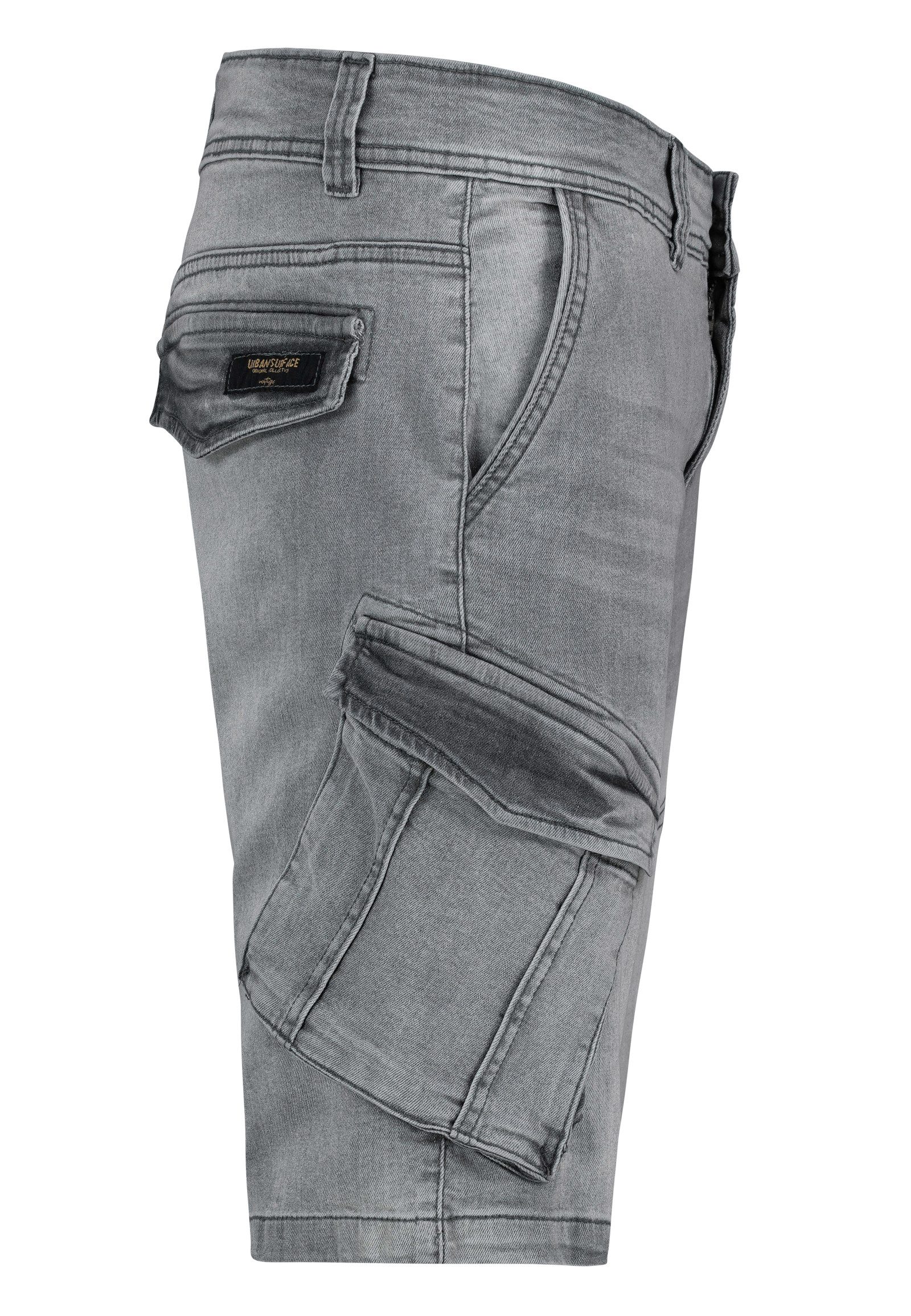 Urban Surface Jeansshorts Cargo mit Gürtel günstig online kaufen