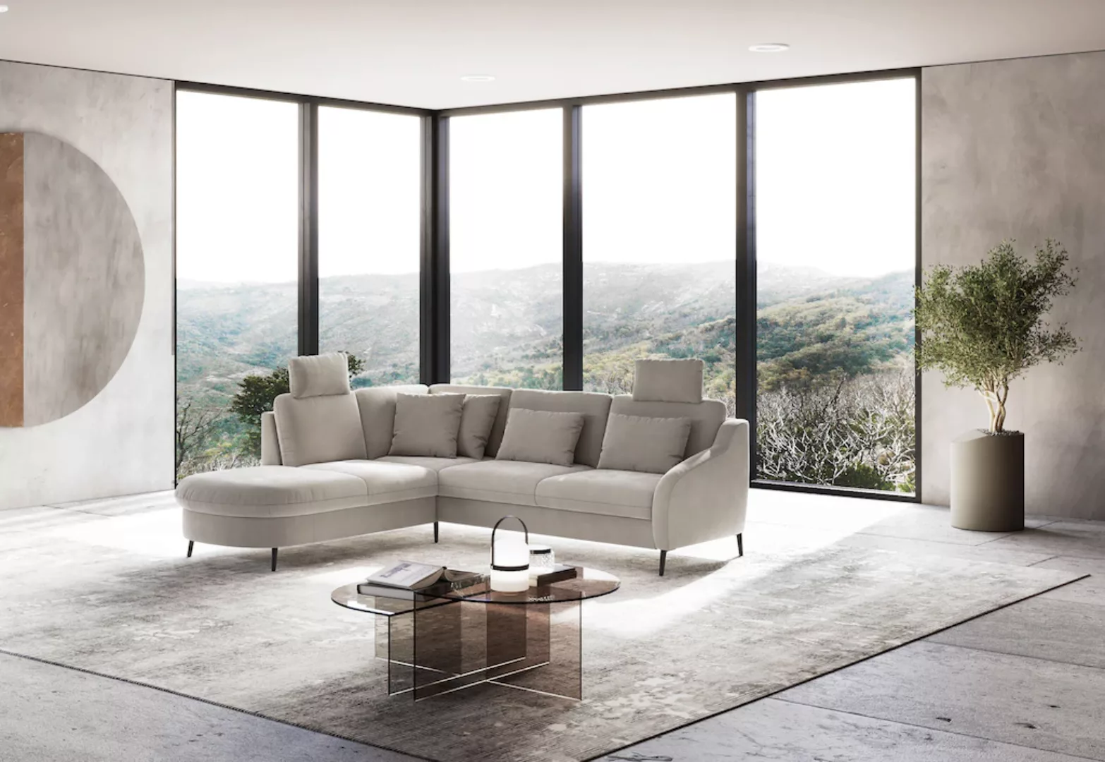 sit&more Ecksofa »Soul L-Form«, wahlweise mit Bettfunktion und Bettkasten o günstig online kaufen