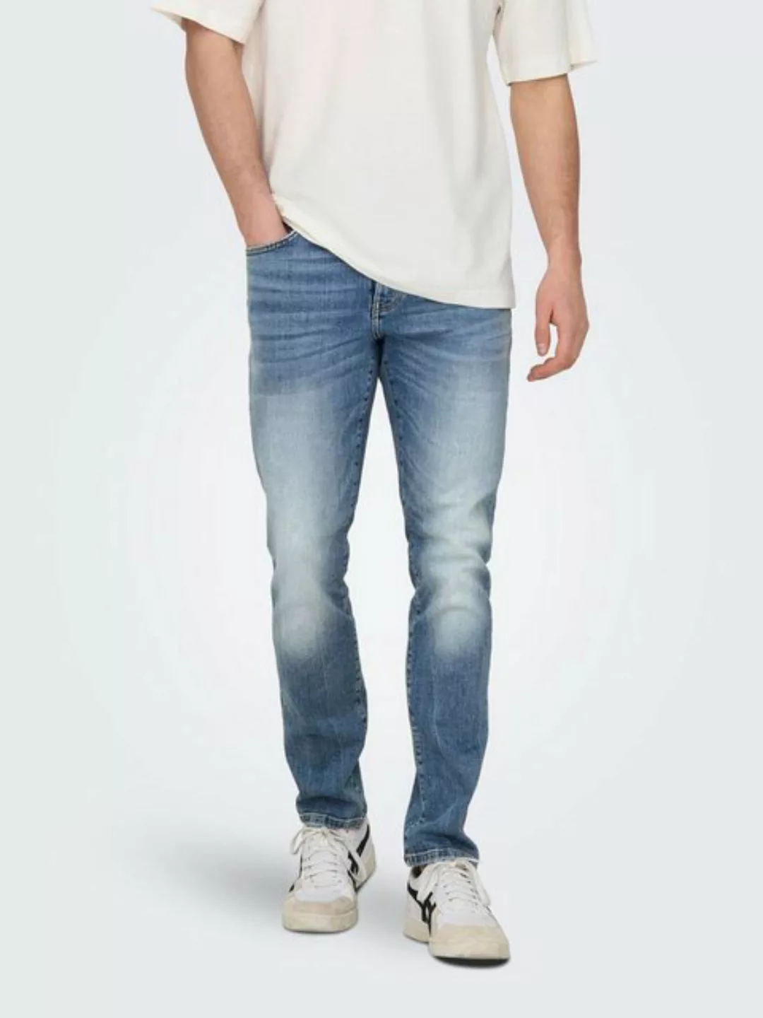 ONLY & SONS Slim-fit-Jeans ONSLOOM SLIM JAX DBD 9138 DCC DNM NOOS günstig online kaufen