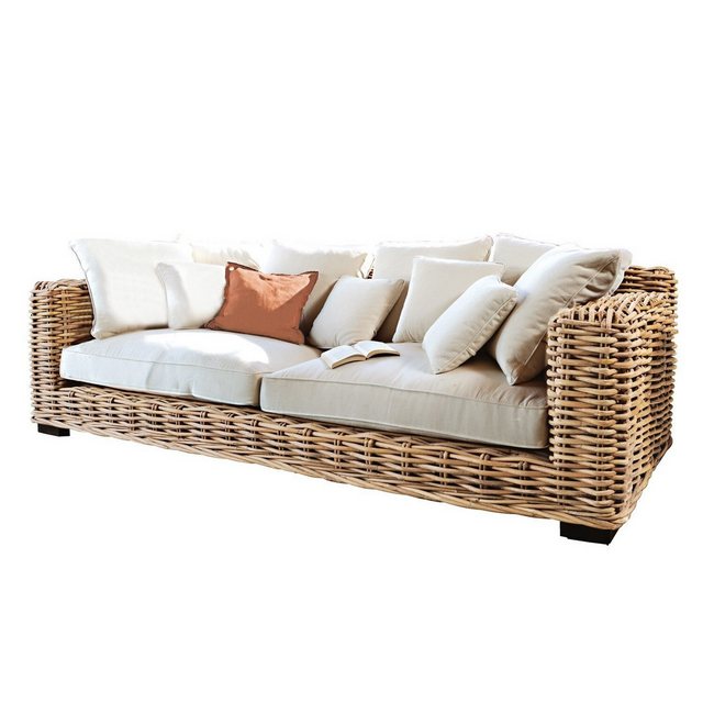 Mirabeau Sofa Sofa Rimini braun/creme günstig online kaufen