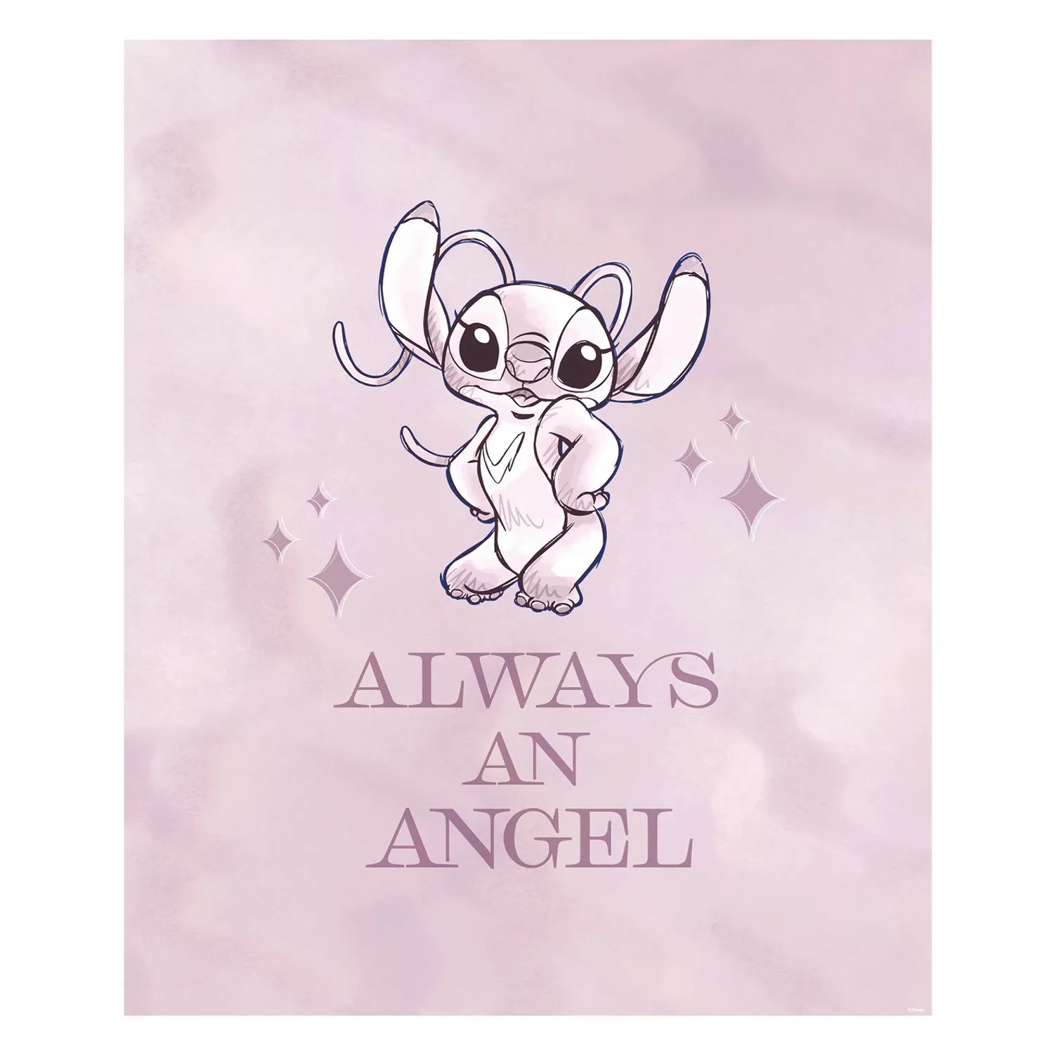 Komar Wandbild Stitch Always an Angel 40 cm x 50 cm günstig online kaufen