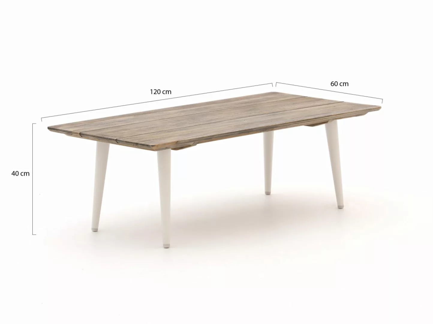 ROUGH-K Loungetisch 120x60x40 cm günstig online kaufen