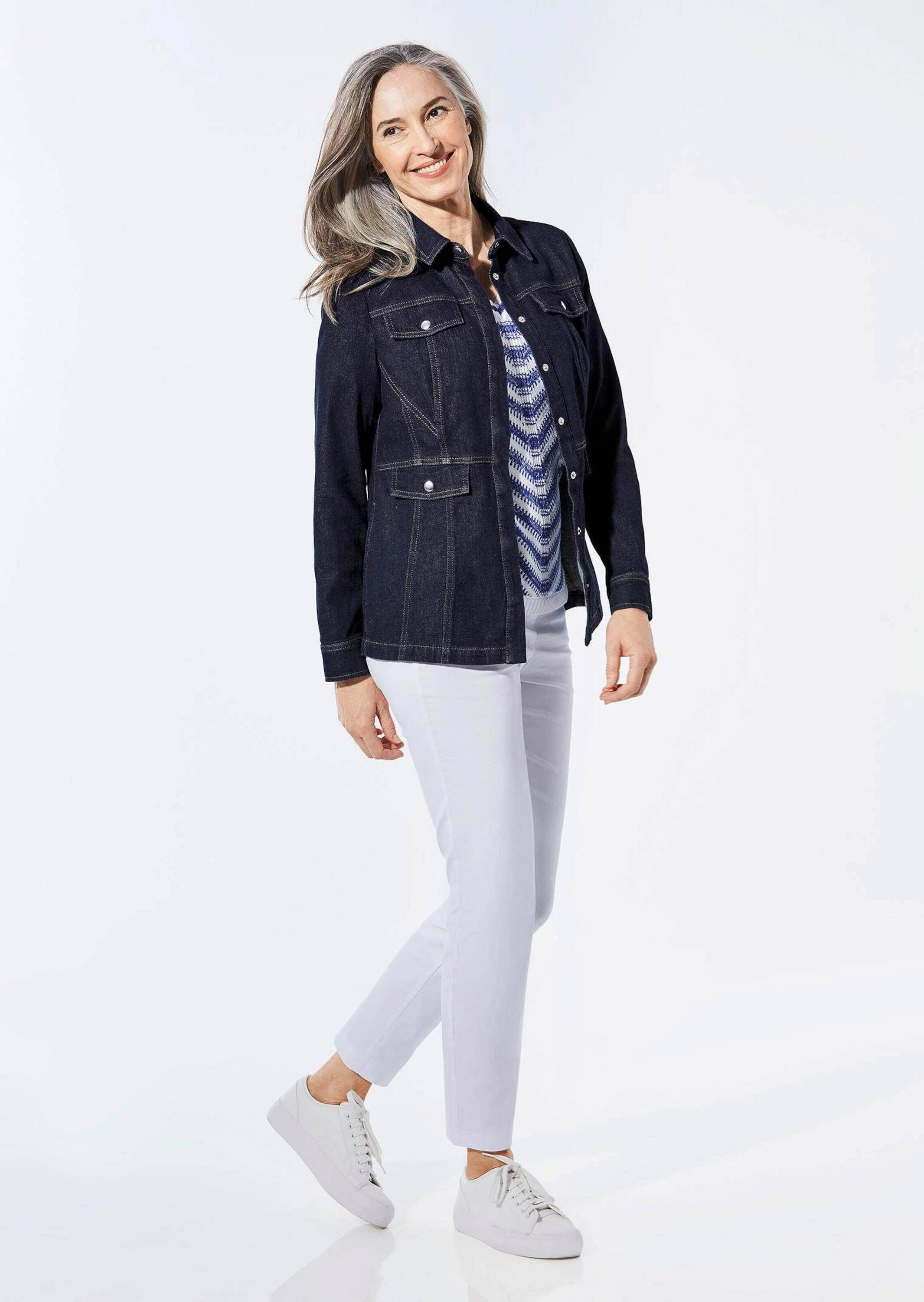 GOLDNER Outdoorjacke Kurzgröße: Jeansjacke mit sportlichen günstig online kaufen