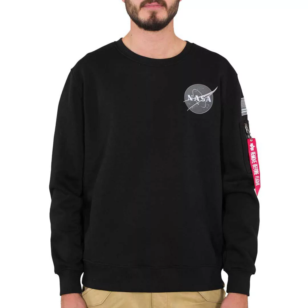 Alpha Industries Nasa Sweatshirt M Black günstig online kaufen