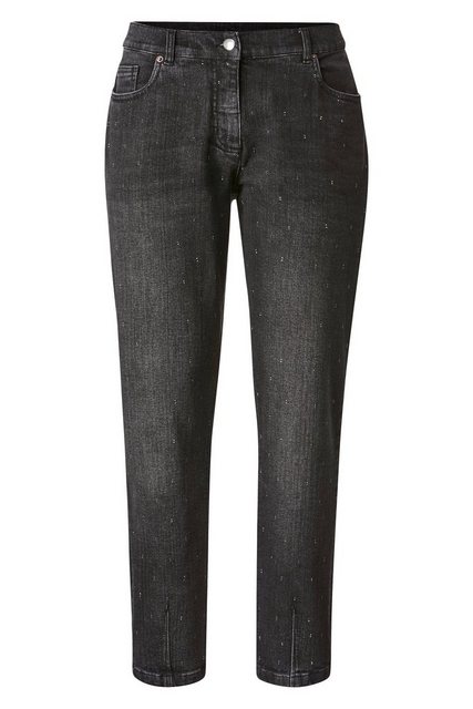 Angel of Style Regular-fit-Jeans 7/8-Jeans Slim Fit Strass-Details 5-Pocket günstig online kaufen