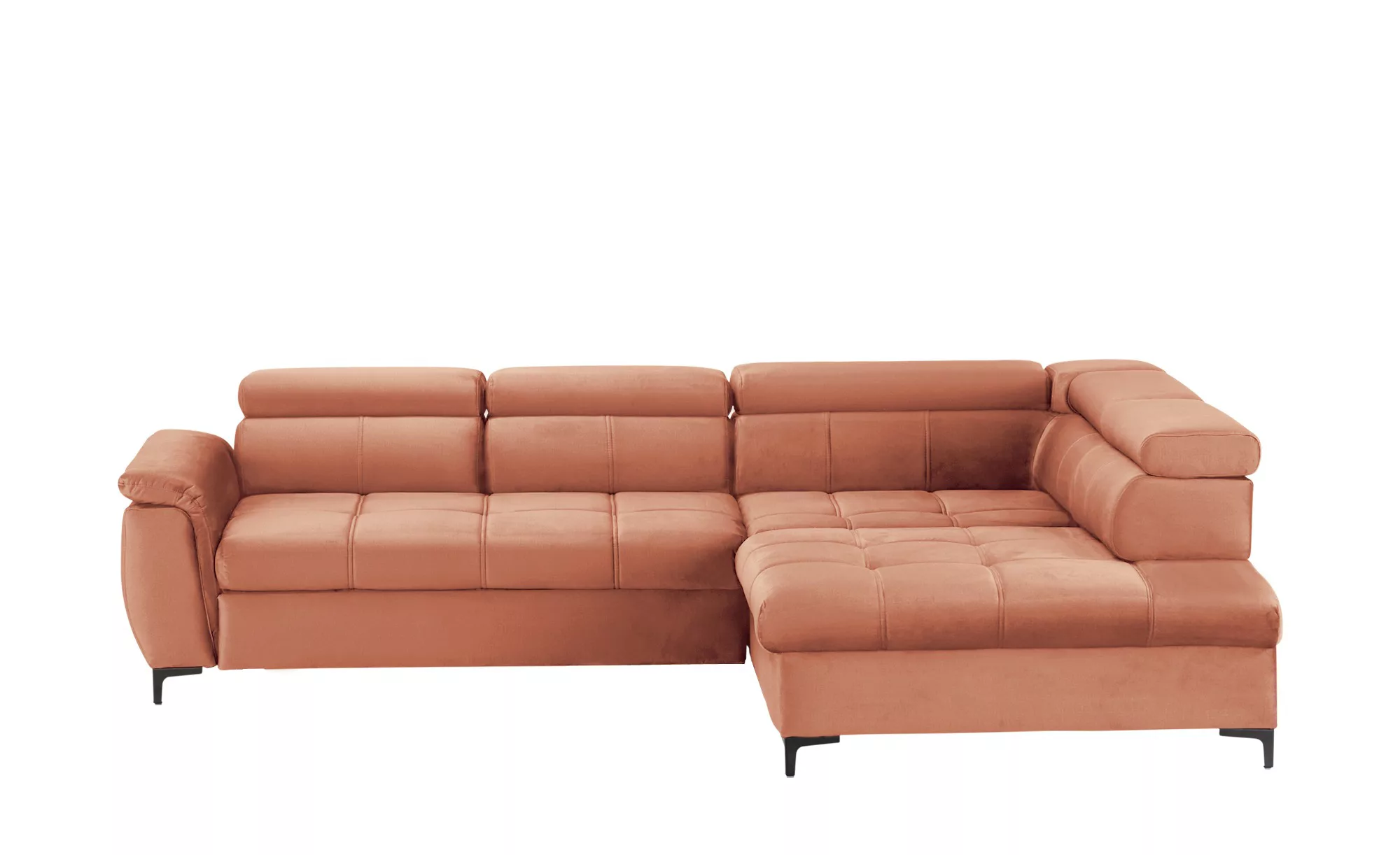 switch Ecksofa  Denvo - orange - 292 cm - 77 cm - 220 cm - Polstermöbel > S günstig online kaufen
