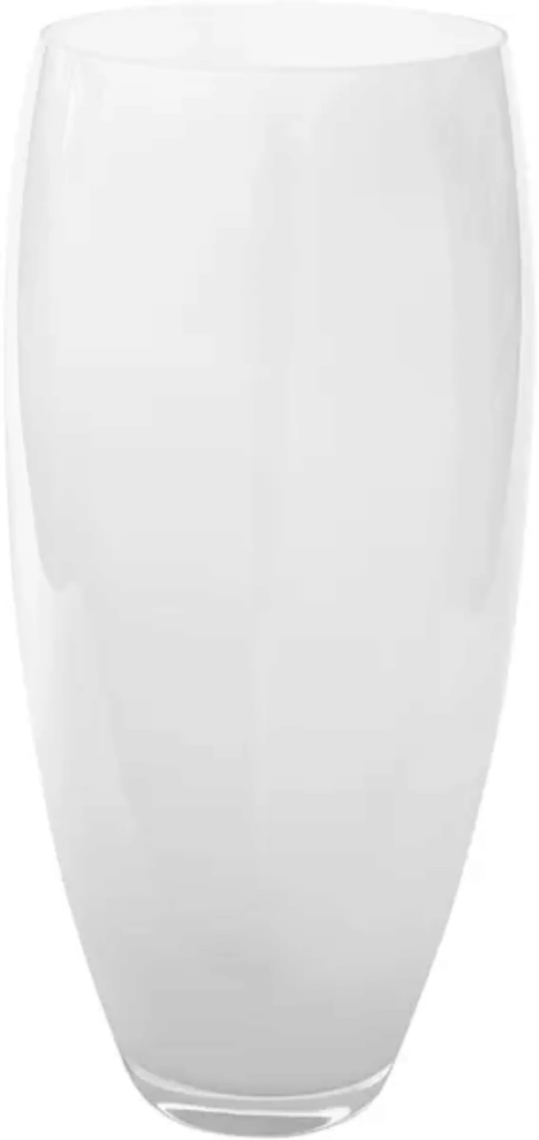 AFRICA Vase aus dickwandigem Glas weiss H 40 cm, D 21 cm günstig online kaufen