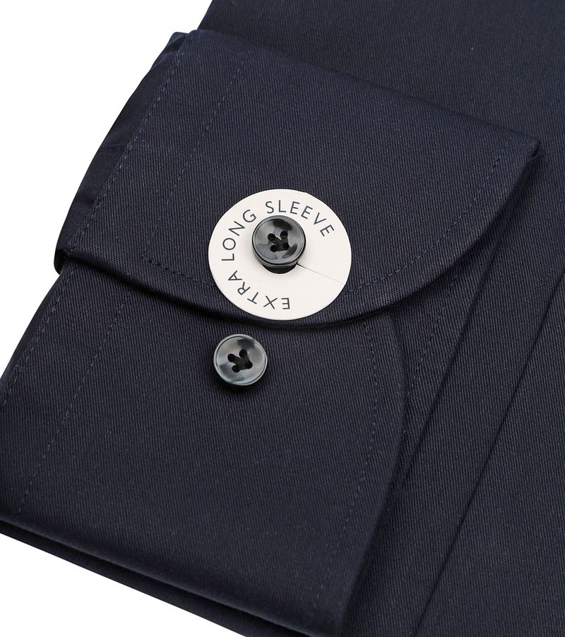 Profuomo Twill Hemd Navy Extra Lange Ärmel - Größe 40 günstig online kaufen