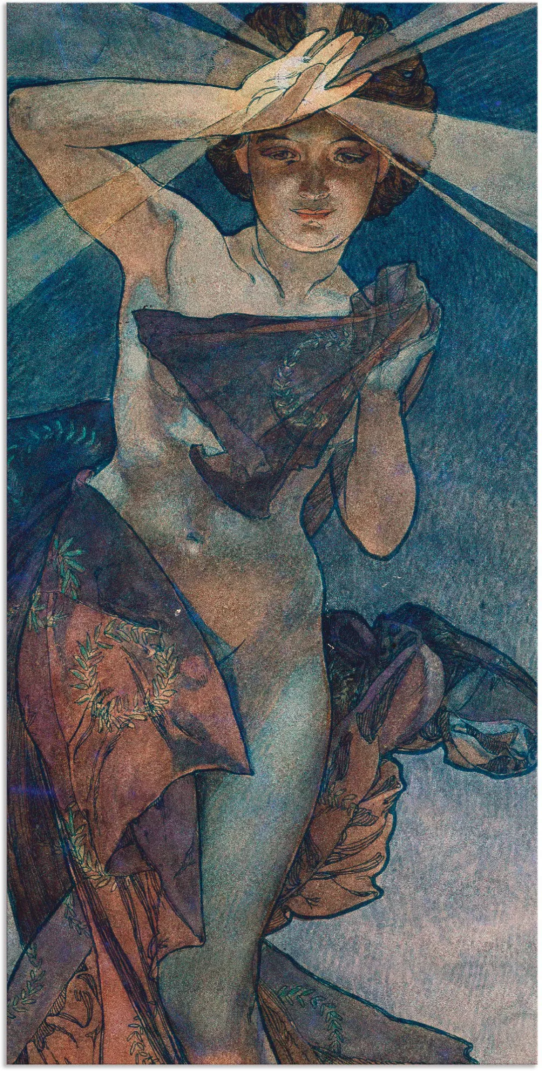 Artland Wandbild »Sterne Der Morgenstern 1902«, Frau, (1 St.), als Alubild, günstig online kaufen