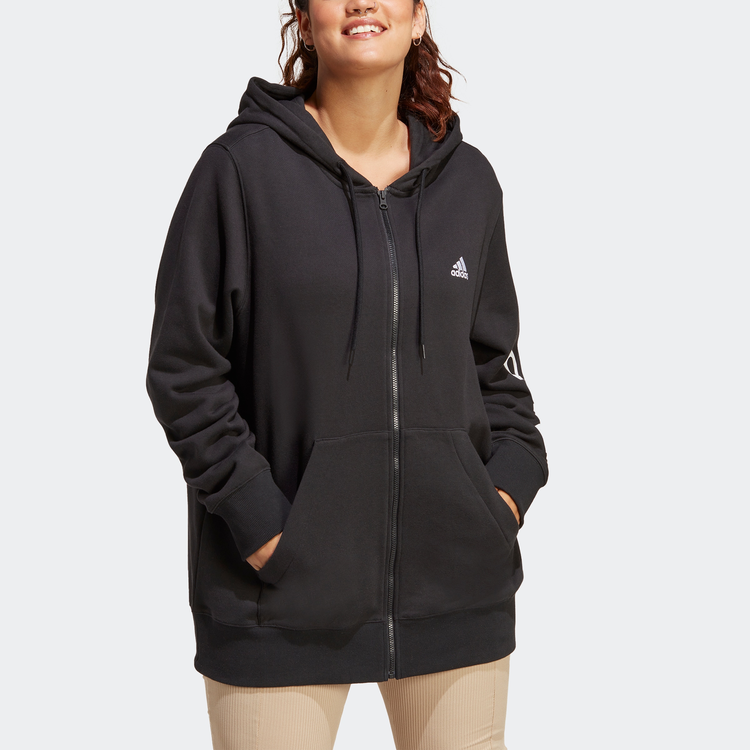 adidas Sportswear Kapuzensweatjacke "W INLIN FT FZHD" günstig online kaufen