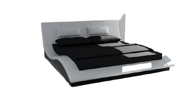 JVmoebel Bett LEDERBETT POLSTERBETT 140 160 180x200 cm DOPPELBETT DESIGN BE günstig online kaufen