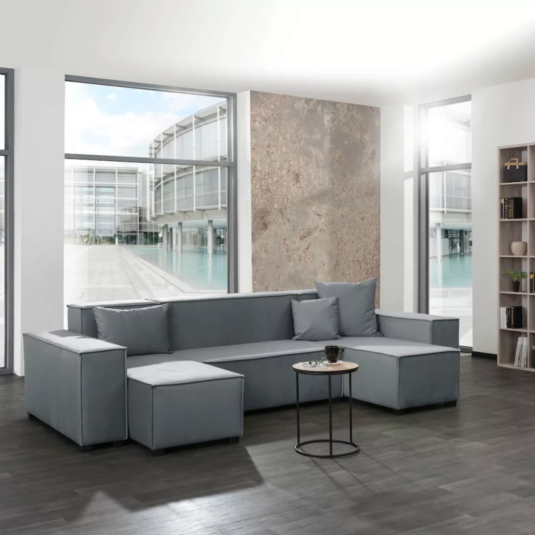 Max Winzer® Wohnlandschaft MOVE, Set, Sofa-Set 06 aus 8 Sitz-Elementen, ink günstig online kaufen
