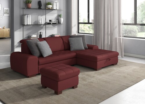 sit&more Ecksofa "Luxor L-Form", wahlweise mit Bettfunktion, Bettkasten und günstig online kaufen