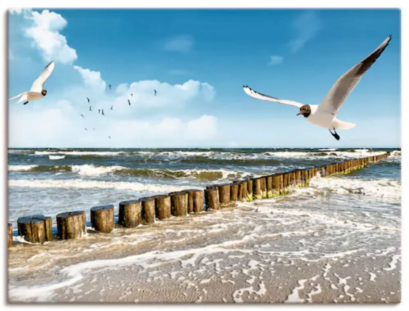 Artland Wandbild "Ostsee", Gewässer, (1 St.), als Leinwandbild, Poster, Wan günstig online kaufen