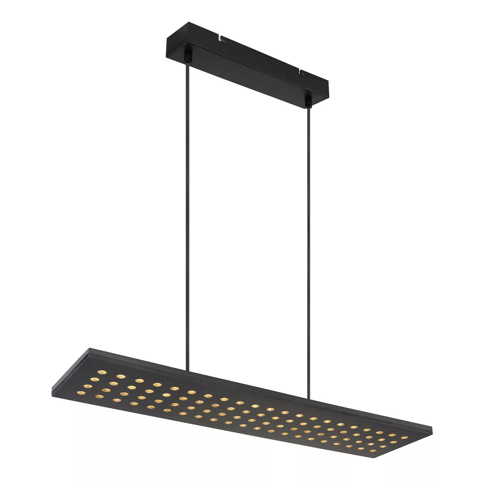 LED-Pendellampe Dolores, schwarz matt/schwarz günstig online kaufen