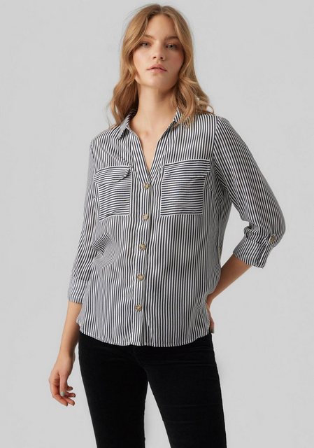 Vero Moda Hemdbluse VMBUMPY L/S SHIRT NEW WVN GA NOOS günstig online kaufen