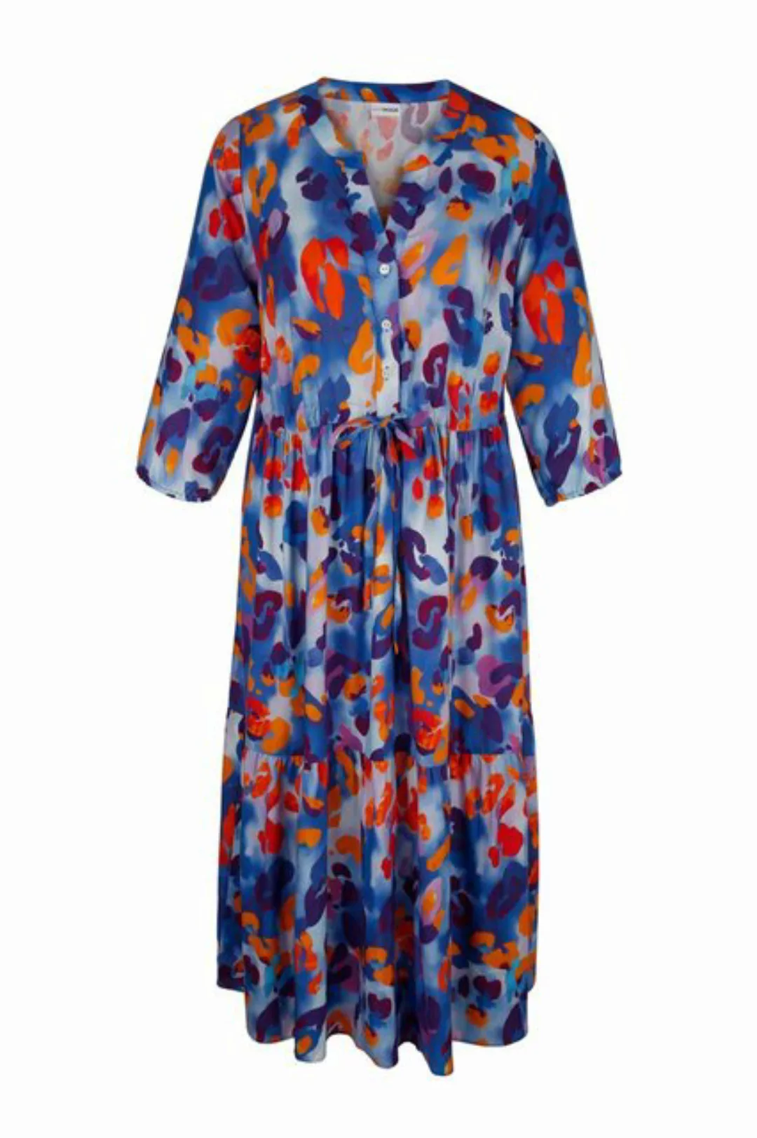 MIAMODA Sommerkleid Maxikleid Alloverprint 3/4-Ärmel günstig online kaufen