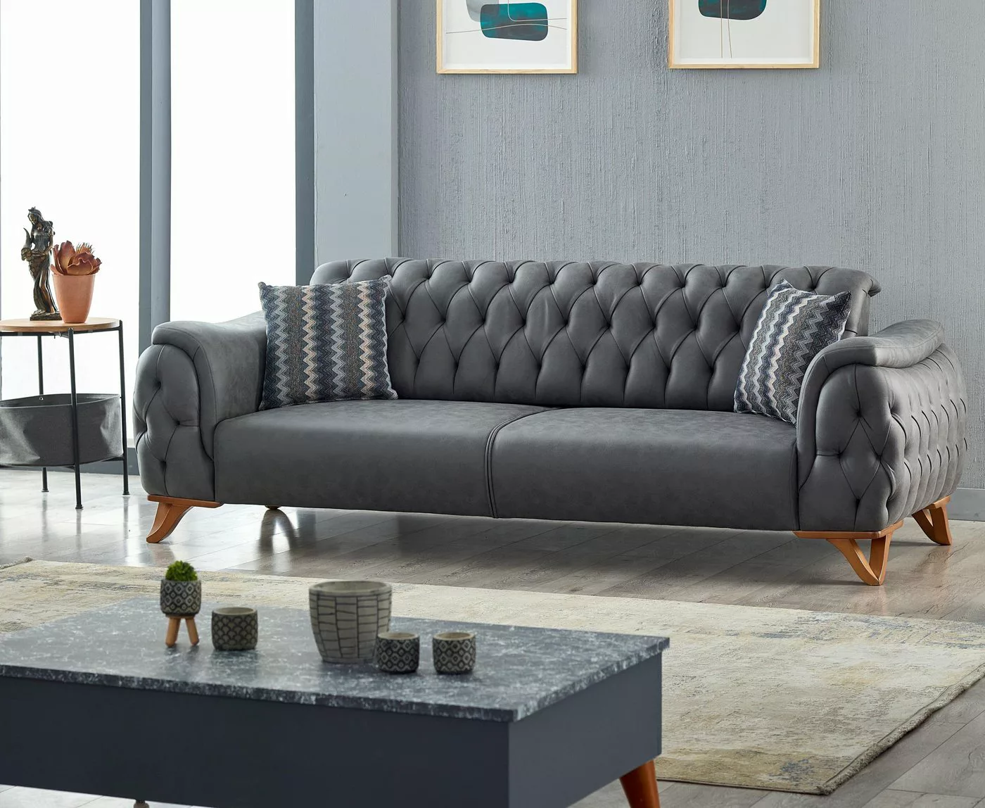 Villa Möbel Sofa Sigma, 1 Stk. 2-Sitzer, Hand Made Quality, pflegeleichter günstig online kaufen