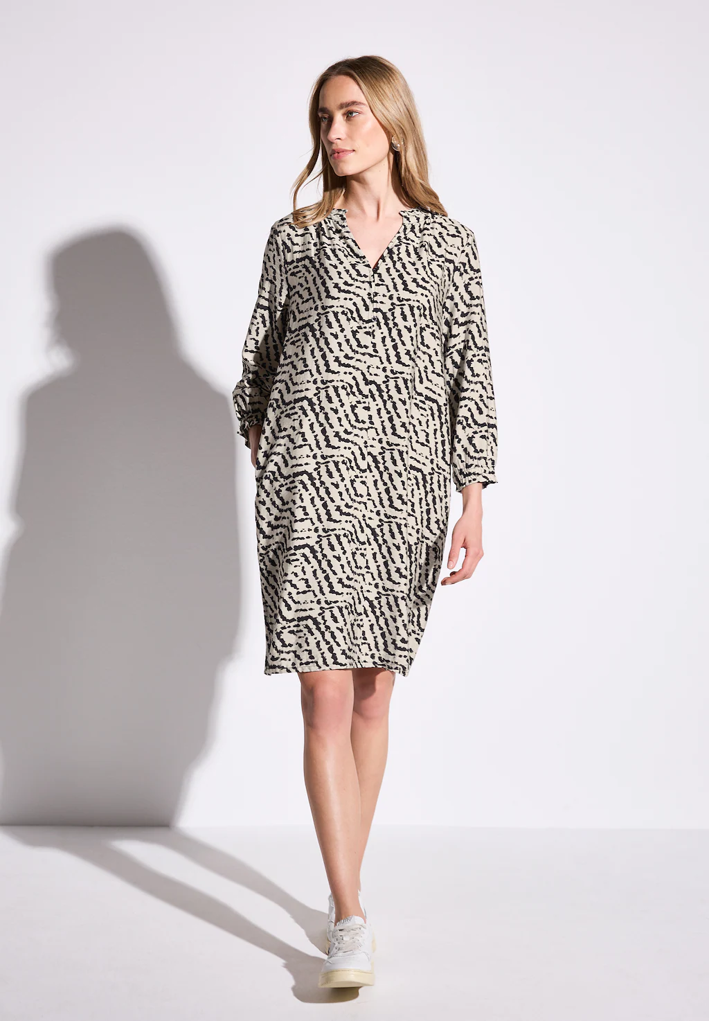 STREET ONE Blusenkleid, knielang günstig online kaufen