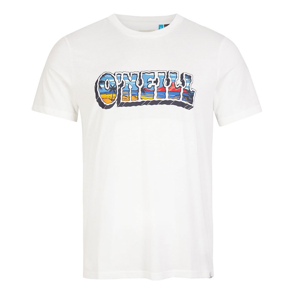 O´neill Oceans View Kurzärmeliges T-shirt 2XL Powder White günstig online kaufen