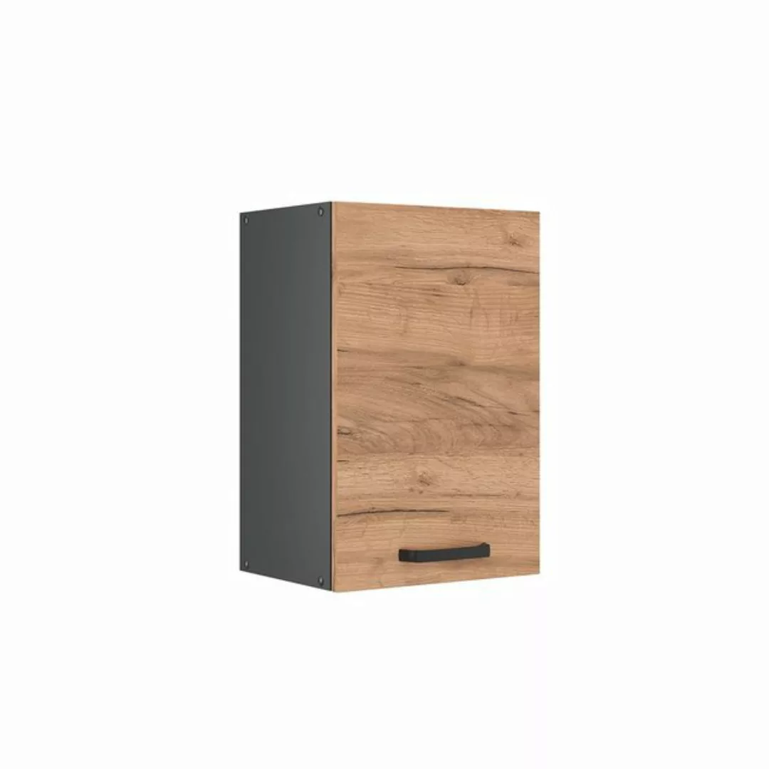 Vicco Hängeschrank Küchenhängeschrank 40 cm R-Line Anthrazit Goldkraft günstig online kaufen