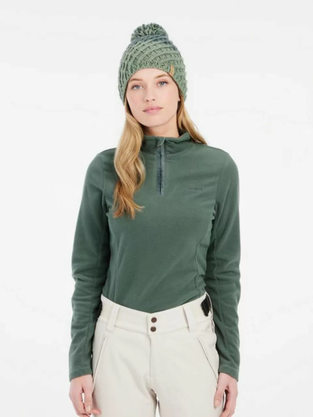 Protest Rollkragenpullover MUTEZ 1/4 zip top Evergreen günstig online kaufen