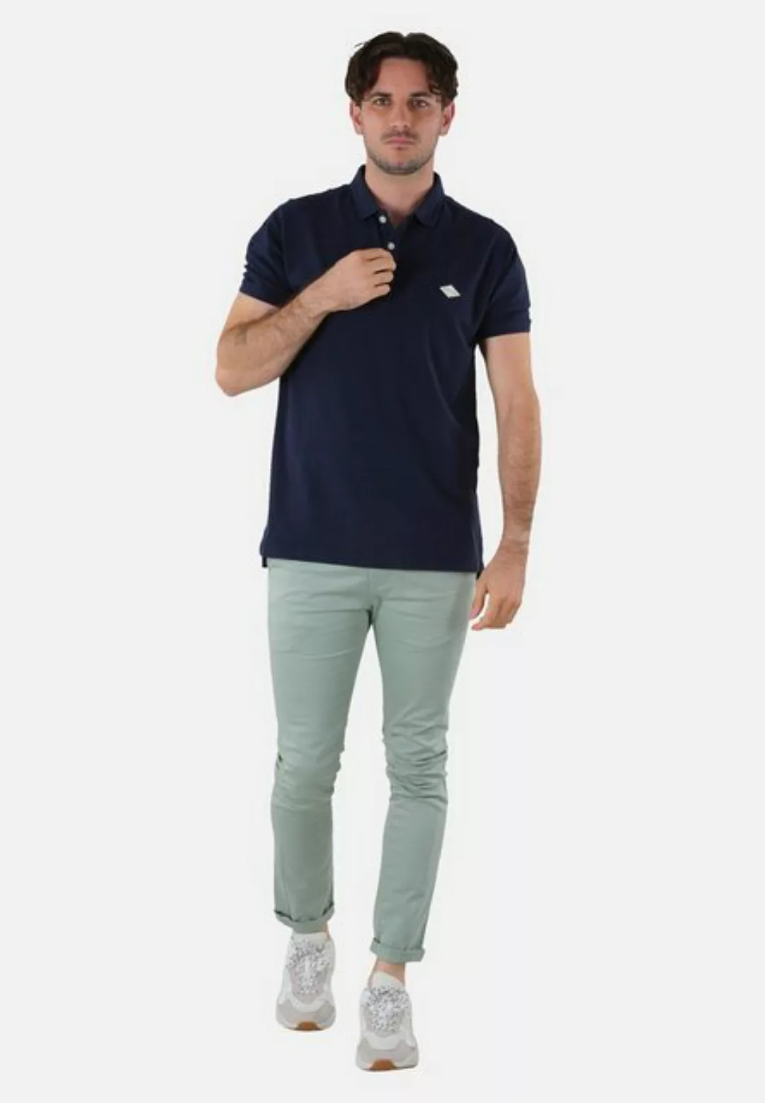 Deeluxe Poloshirt Shirt Unifarbenes Kurzarm-T-Shirt PLAYING mit günstig online kaufen