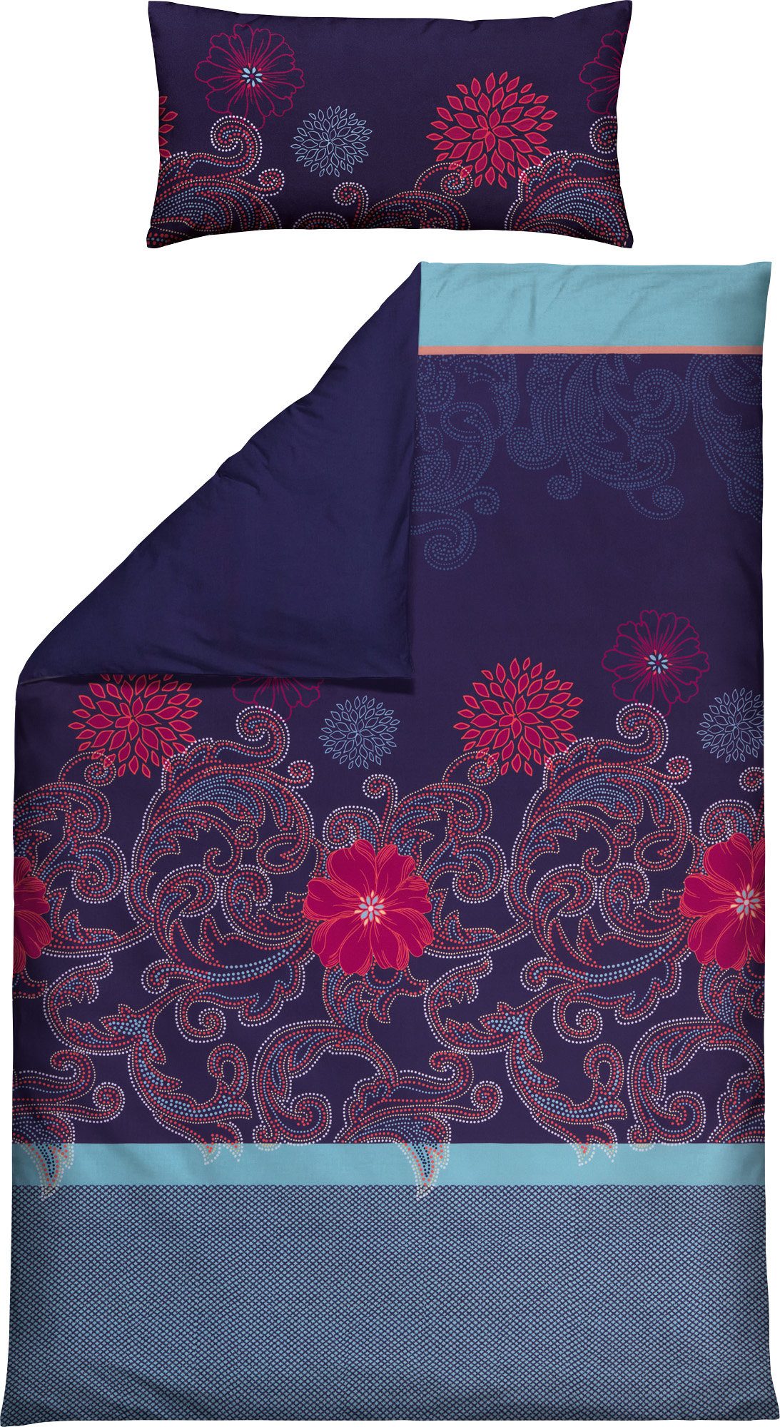 REDBEST Bettwäsche Wendebettwäsche, Mako-Satin, 2 teilig, günstig online kaufen